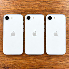 Apple iPhone 16e 128GB White Unlocked iOS Smartphone Lot of 3 picture