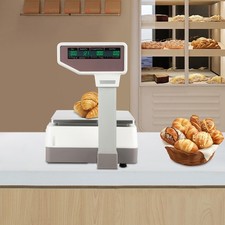 Commercial Digital Price Computing Scale with Thermal Label Printer Supermarket picture