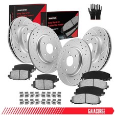 Front Rear Brake Rotors Ceramic Pads for Dodge Journey 2009 -2017 2018 2019 2020 picture