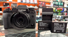 Fujifilm X-T2 Mirrorless Camera Black 24.3MP 27mm Lens 2 Batteries & Charger picture