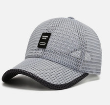 Men's Breathable Mesh Baseball Cap Summer Outdoor Hat Trucker Cap Gym Fun Gift picture