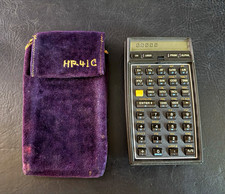 Hewlett-Packard HP-41C Vintage Calculator w/ Case & PACs *Operational* picture