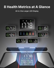 Smart Scale for Body Weight, Body Composition Analyzer with 8-Electrode, 400 lbs picture