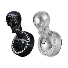1x Car Joystick Push Start Button Cover, Skull Engine Start Stop Button Cover picture