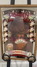 Budweiser Vintage Mirror Sign 
