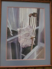 Framed Hand Signed Steven Jordan Print 'Sunlight and Lace' 24