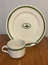 RARE Vtg Restaurant Ware Bethlehem Steel Country Club Dinner Plate & Cup picture