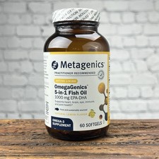 Metagenics OmegaGenics 1000 Omega-3 Fish Oil 60ct Exp: 3/28 picture