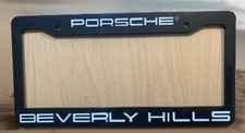 Beverly Hills Porsche License Plate Frame Car 911 California Dealership NEW picture