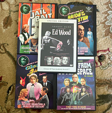 Ed Wood DVD Special Edition 5 movies Plan Nine is signed Johnny Depp Tim Burton picture