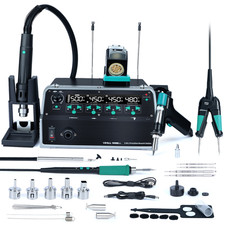 YIHUA 948D-IV 5-in-1 Digital Soldering & Desoldering & Hot Air Rework Staiton picture