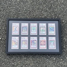 Rudy Alpha Investments Promo 10 Card PSA Graded Framed Set picture