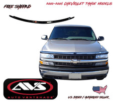 2000-2006 Chevrolet Tahoe BugFlector Hood Bug Shield Protector Med. Profile Smke picture