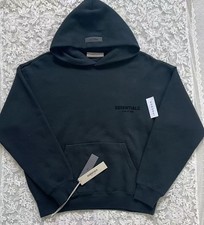 Essentials Men's Black Fleece Hoodie Set Size M picture