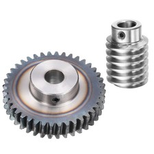 #45 Steel Worm Gear Set 40T 1.5 Module 40:1 Ratio picture