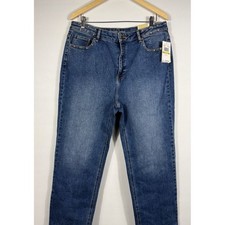 NEW MICHAEL Michael Kors Women's 14 Selma High-Rise Straight Ankle Jean NWT $125 picture
