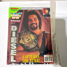 WWF Diesel February 1995 Magazine Captures the Title RAW Is WAR Insert/Ad picture