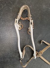Vintage Sliester Bit USA Aluminum Shank Mechanical Hackamore Bit 9” Total Length picture