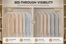 All Clear Garment Bags for Hanging Clothes picture