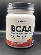 Nutricost BCAA 2:1:1 Powder (Raspberry Lemonade) 90 Servings, Exp 09/2027 picture