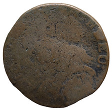 1787 Connecticut Copper Coin M. 8-N Tallest Head R6 picture