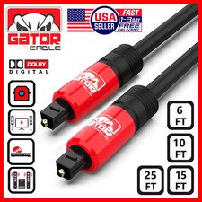 Toslink Optical Digital Audio Cable SPDIF Fiber Optic Cord Dolby DTS Sound picture