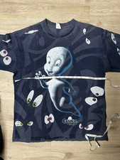 Vintage Casper Aop T Shirt 90’s Single Stitch Grail Rare picture