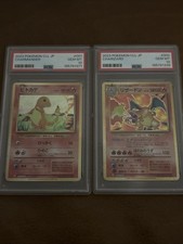 PSA 10 Charmander and Charazard 2023 Japanese Pokemon Set picture
