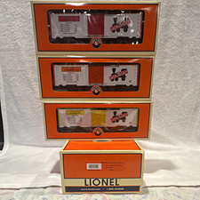 Lionel O Gauge Monopoly Box Car 3-Pack #5 Die-Cast Trucks Metal Frame 6-39344 picture