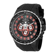 Invicta Aviator X Monte Carlo Roulette Men's Watch - 50mm Black 49849 Quartz NEW picture