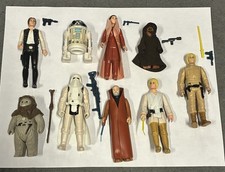 1980s Kenner Star Wars Figures Lot of 9 Vintage Original picture