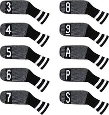 Scott Edward 10 Pcs Golf Club Head Covers for Irons Cuteness Basically Socks ... picture
