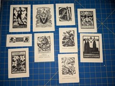 10 Ex libris By Clare Leighton (Artist) bookplate picture
