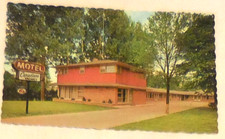 1 ad Canadiana Motel Whitby Ontario Canada Postcard Highway 2 Modern Units vtg picture