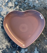 Fiesta Lavender Heart Shape 9” Plate New-2026 Color New picture