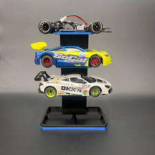 Kyosho Mini-Z Modular 1/28 Scale Pit Stand Triple Car Frame (3-Tier) BLUE MR-04 picture