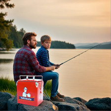 Yakimoto 13L/14Qt Portable Fishing Cooler,Sturdy,Leak-proof Metal Ice Chest picture