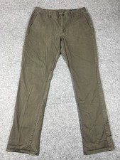 Bonobos Tailored Fit Chino Pants Mens 34x34 Olive Green Stretch Casual picture