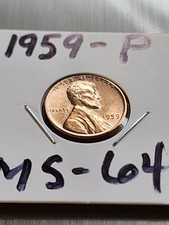 1959-P Lincoln Cent  MS DDO DDR Error Coin Collectible Penny picture