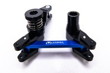 CR Aluminum Bellcrank for Traxxas Maxx / Maxx Slash – 7075-T6 – Black & Blue picture
