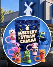 Dutch Bros Mystery Bag 2pc Straw Toppers Sealed September 29 2026 PRESALE picture