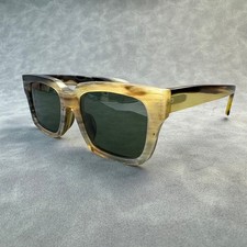 Man Glasses Frame Square Vintage Unique Handmade Horn Reading Eyeglass Frames picture