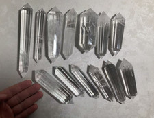 wholesales 13pcs 95mm~170mm Natural clear quartz dt - 12 side vogel picture