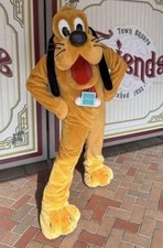 DISNEYLAND PLUTO CHARACTER CAST MEMBER PERFORMER COSTUME FOOT RARE  picture
