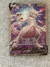 2022 POKEMON SWSH BLACK STAR PROMO #229 FULL ART/MEWTWO V picture