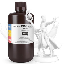 ELEGOO Abs-Like Resin 3.0, Photopolymer Resin White 1000G picture