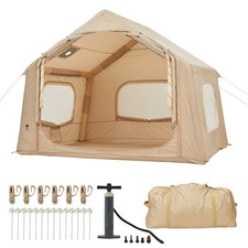 Garvee 86.1 Sq Ft Inflatable Camping Tent Heavy Duty Oxford Fabric TPU Air Beams picture