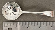 Edwardian 1911 Sheffield Sterling Silver Sugar Sifter Spoon Fattorini & Sons 22g picture