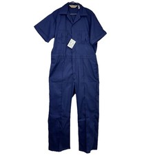 VTG BIG MAC Penneys Blue Coveralls Mechanic Workwear Uniform 44Reg Dead Stock picture
