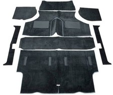 Austin Morris Classic Mini 1969-2000 Complete Replacement Black Carpet Set picture